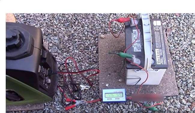 how to charge an RV battery with a generator